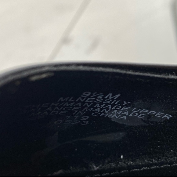 New! Marc Fisher Nessily Black Patent Block Heel Mary Jane Pump 9 1/2 M - Picture 12 of 15